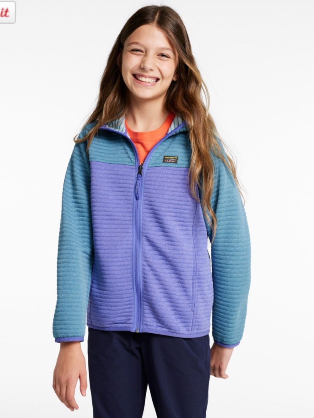 L.L. Bean Kids’ Airlight Full-Zip Hoodie